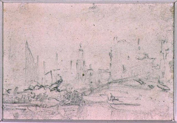 Sävellystutkimukset (piirustus) tekijältä Augustus Wall Callcott