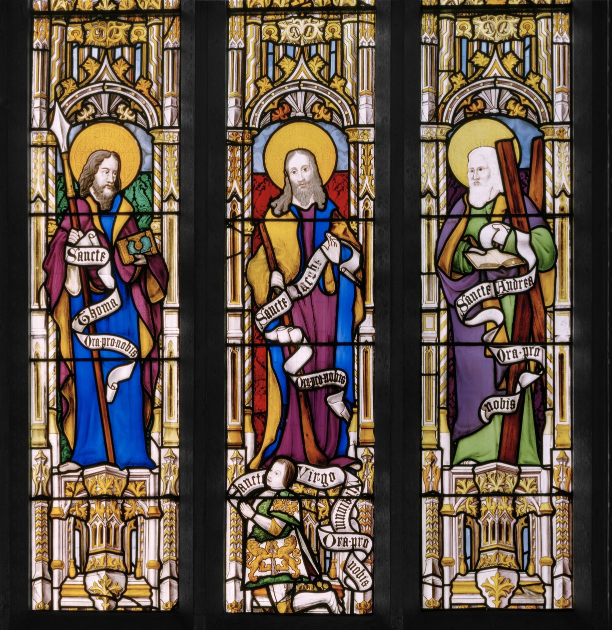 Apostolit, yksityiskohta, 1837 (lasimaalauksia) tekijältä Augustus Welby Northmore Pugin