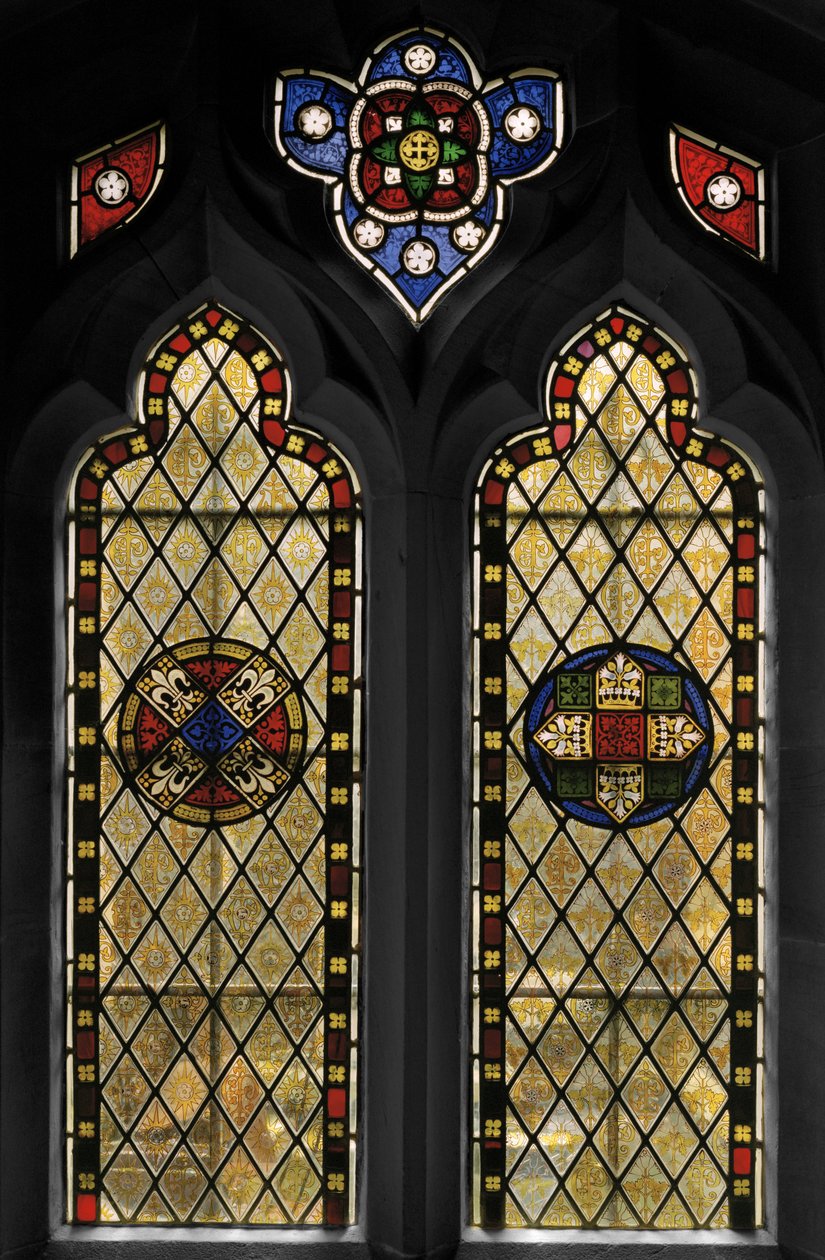 Luostarin ikkuna, 1846 (lasimaalauksia) tekijältä Augustus Welby Northmore Pugin