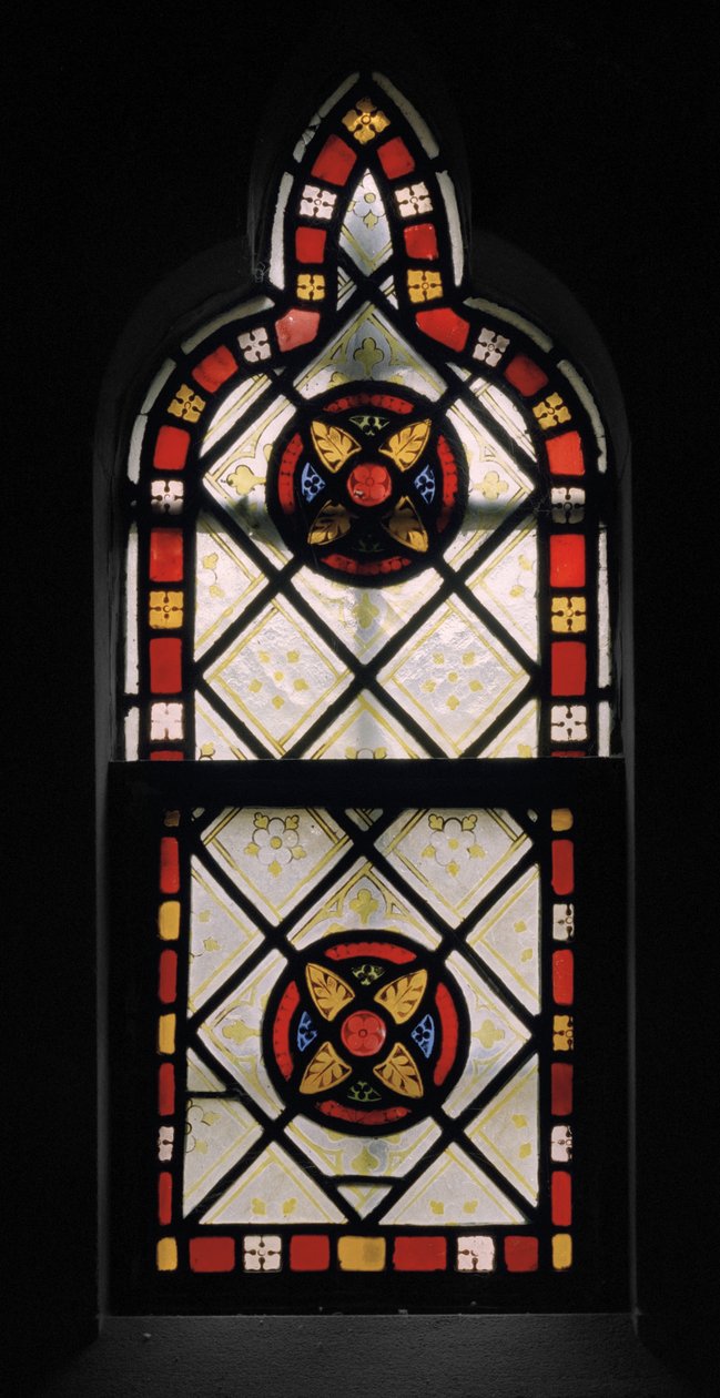 Rippi-ikkuna Lady Chapelissa, 1849 (lasimaalauksia) tekijältä Augustus Welby Northmore Pugin