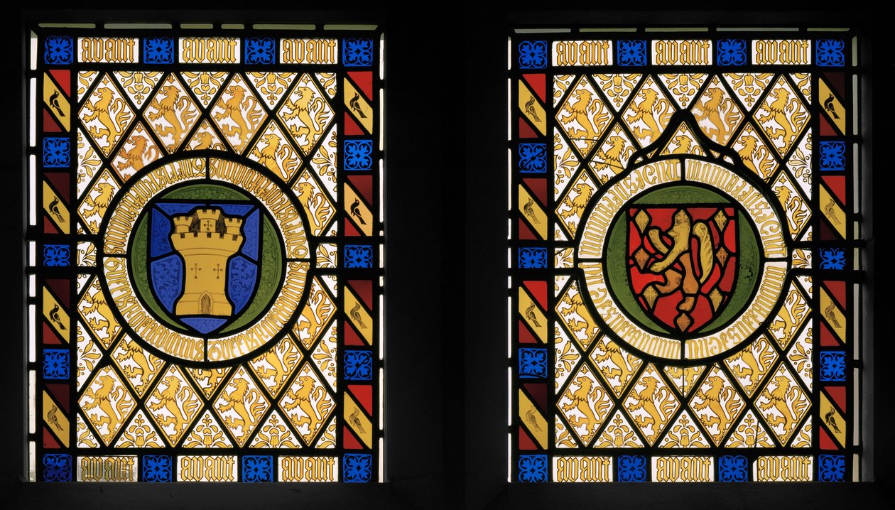 Ruokasalin ikkuna, 1848 (lasimaalauksia) tekijältä Augustus Welby Northmore Pugin