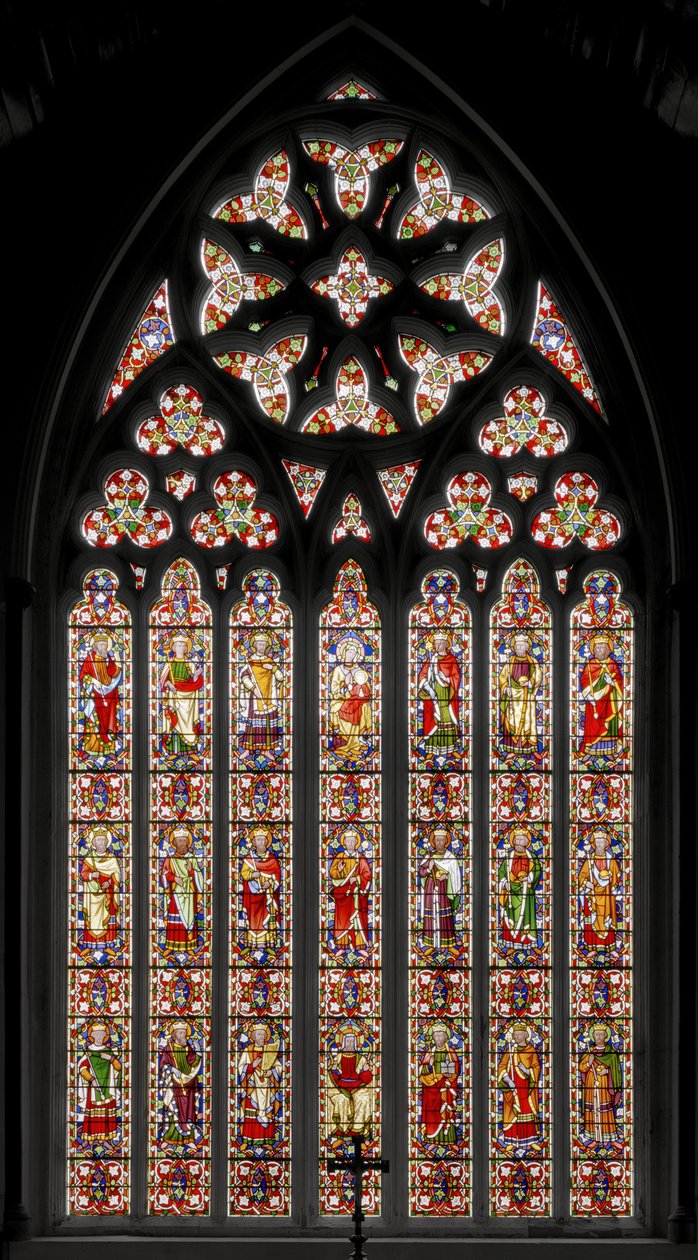 Jesse Tree, 1849 (lasimaalauksia) tekijältä Augustus Welby Northmore Pugin