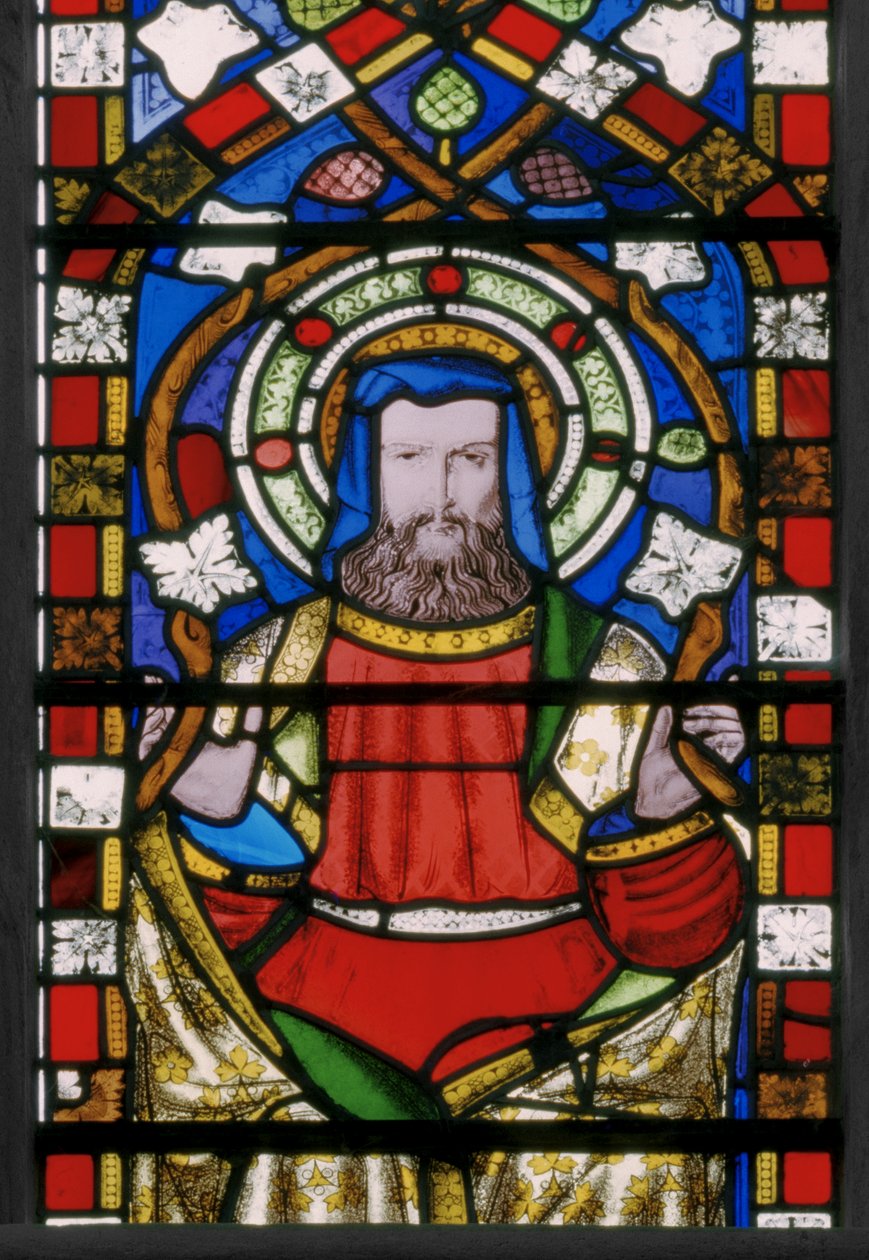Jesse Tree, yksityiskohta, 1848 (lasimaalauksia) tekijältä Augustus Welby Northmore Pugin