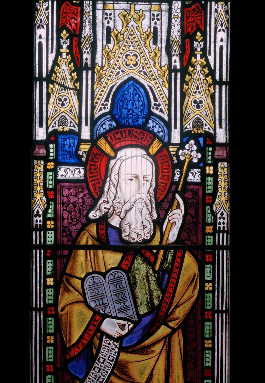 Mooses, 1850 (lasimaalauksia) tekijältä Augustus Welby Northmore Pugin
