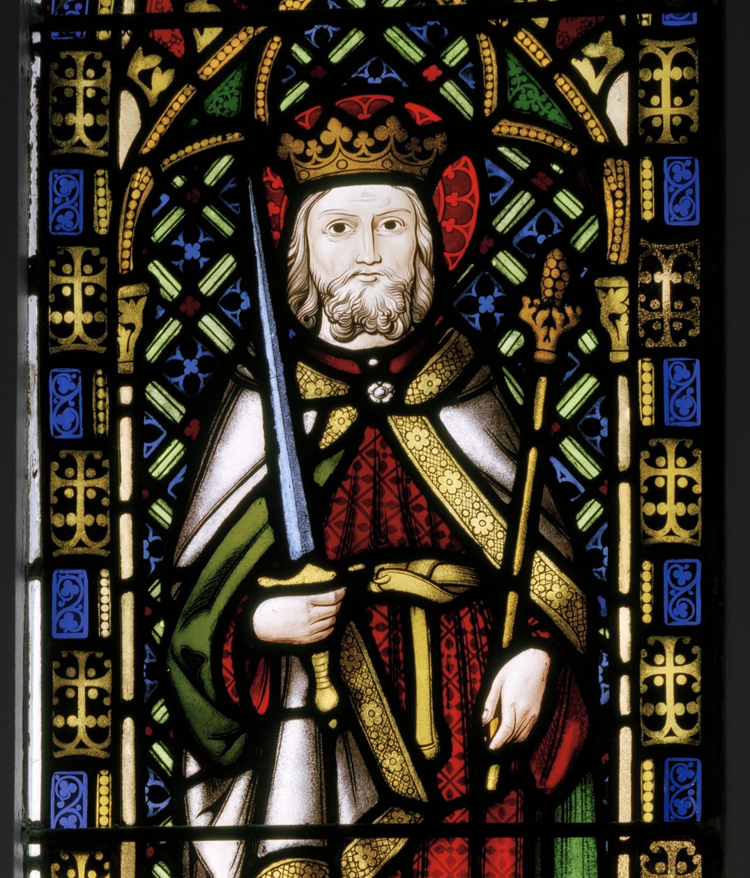 Pyhä Oswald, 1846 (lasimaalauksia) tekijältä Augustus Welby Northmore Pugin