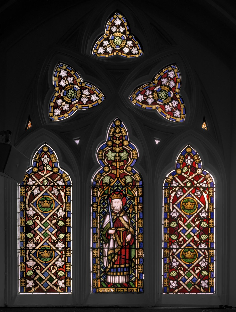 Pyhä Oswald, 1846 (lasimaalauksia) tekijältä Augustus Welby Northmore Pugin