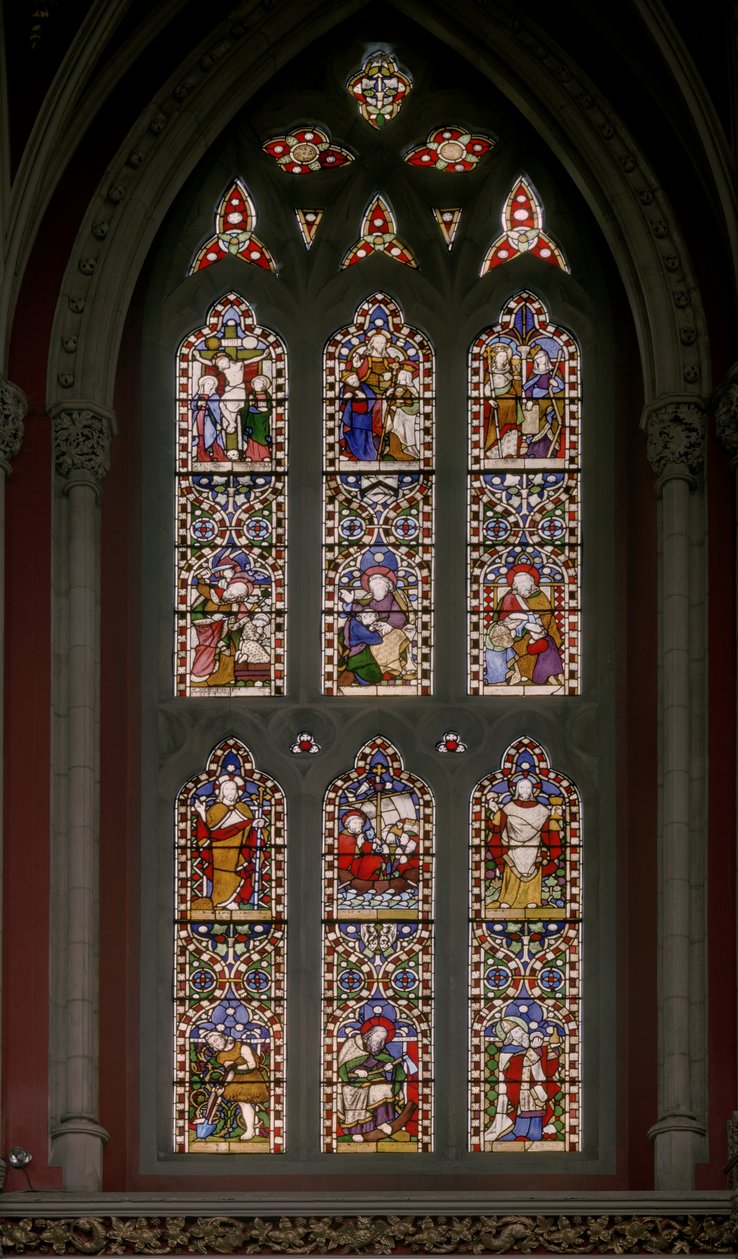 Types with Anti-Types, 1846 (lasimaalauksia) tekijältä Augustus Welby Northmore Pugin