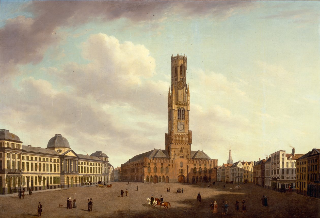 Markt, Bruggessa tekijältä Augustus van den Steene