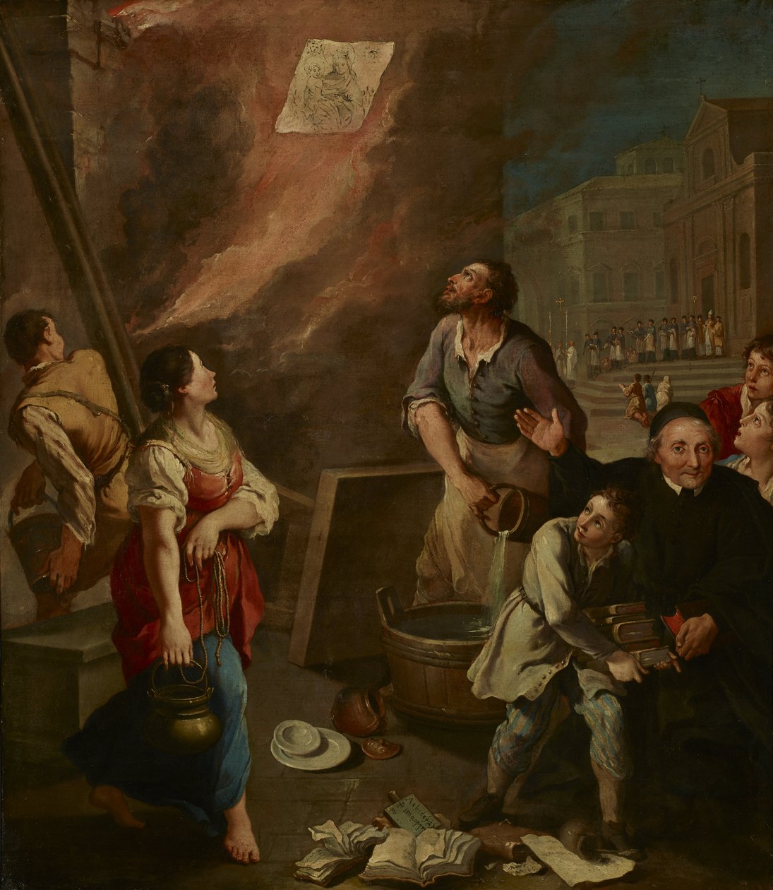 Malli Madonna del Fuocolle, Forlin suojelijattarelle. tekijältä Aureliano Milani