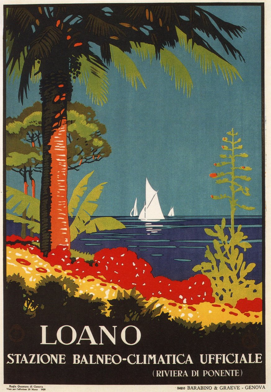 Loano, 1929 tekijältä Aurelio Craffonara