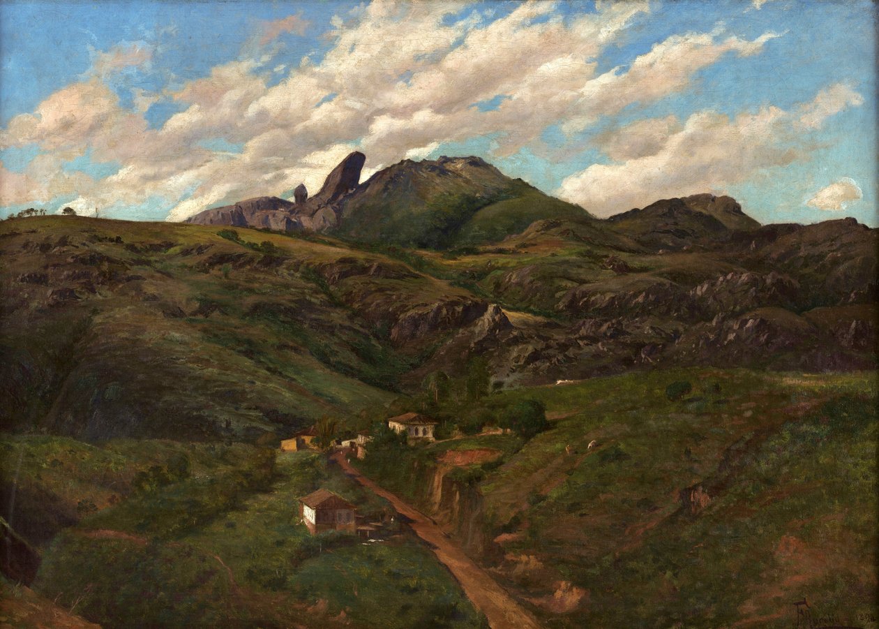Itacolomi Peak, Ouro Preto tekijältä Aurelio de Figueiredo
