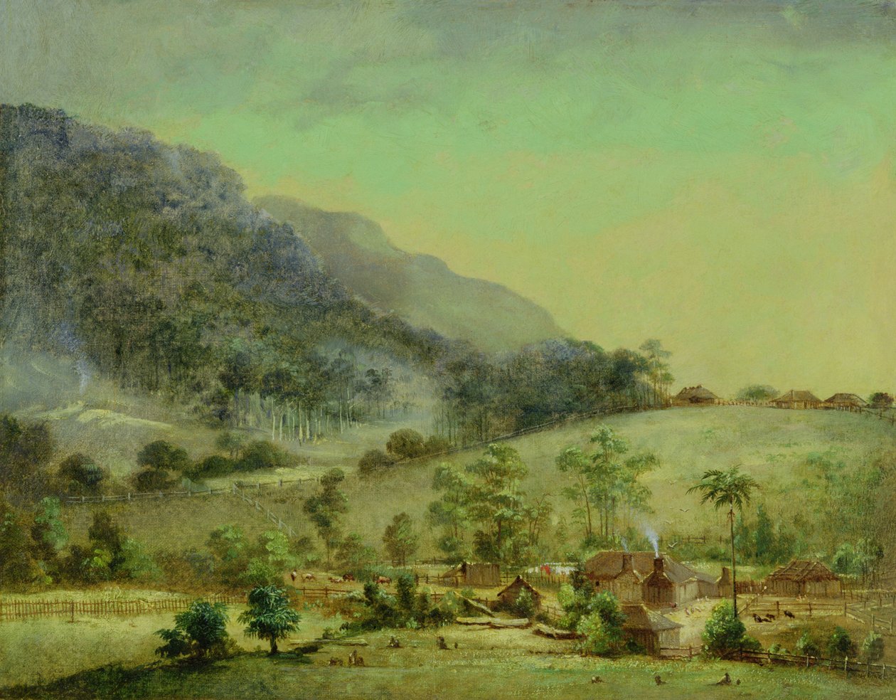 Kotitilat, n. 1850 tekijältä Australasian School