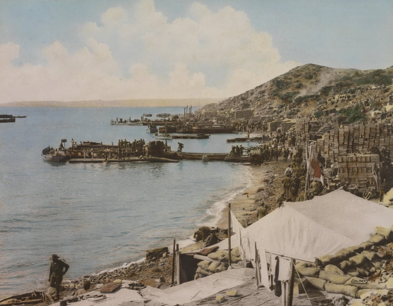 Anzac Cove, Gallipoli, Turkki, 1915 tekijältä Australian Photographer