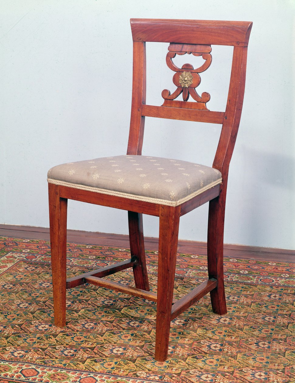 Tuoli, biedermeier-tyyli, n. 1820 (hedelmäpuuta messinkikiinnikkeillä) tekijältä Austrian School
