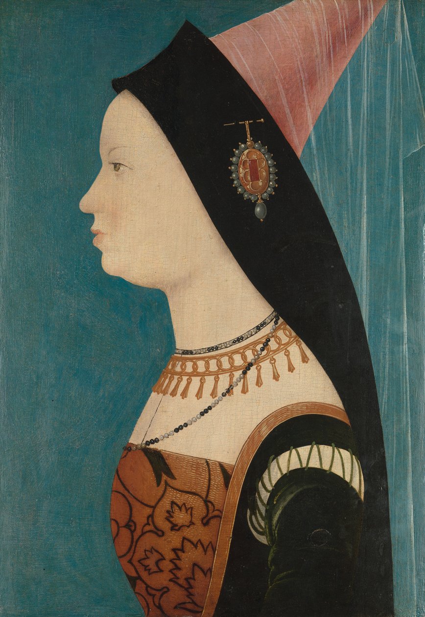 Maria Burgundilainen, 1528 (öljy kuusipaneelille) tekijältä Austrian School