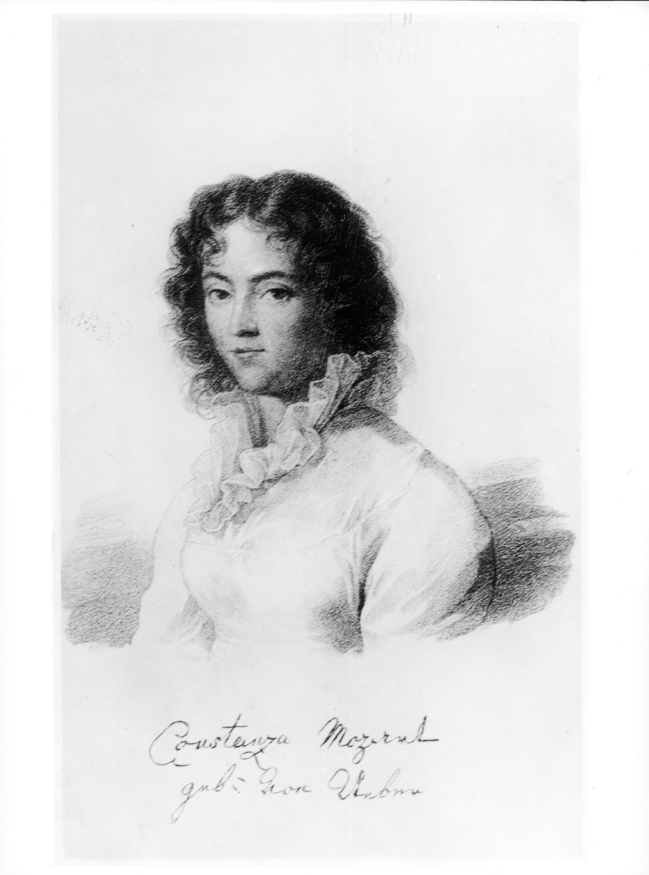 Constanze Mozartin (1762-1842) muotokuva 1828 tekijältä Austrian School