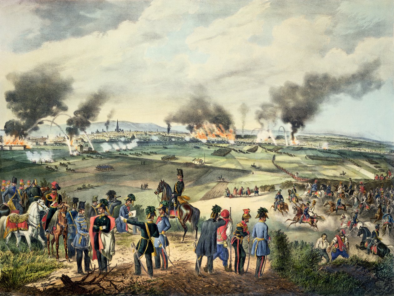 Wienin piiritys 28. lokakuuta 1848 tekijältä Austrian School