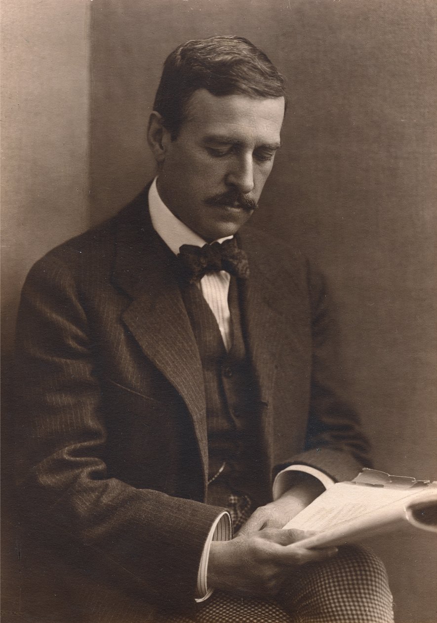 Hugo von Hofmannsthalin muotokuva, n. 1920-21 tekijältä Austrian Photographer
