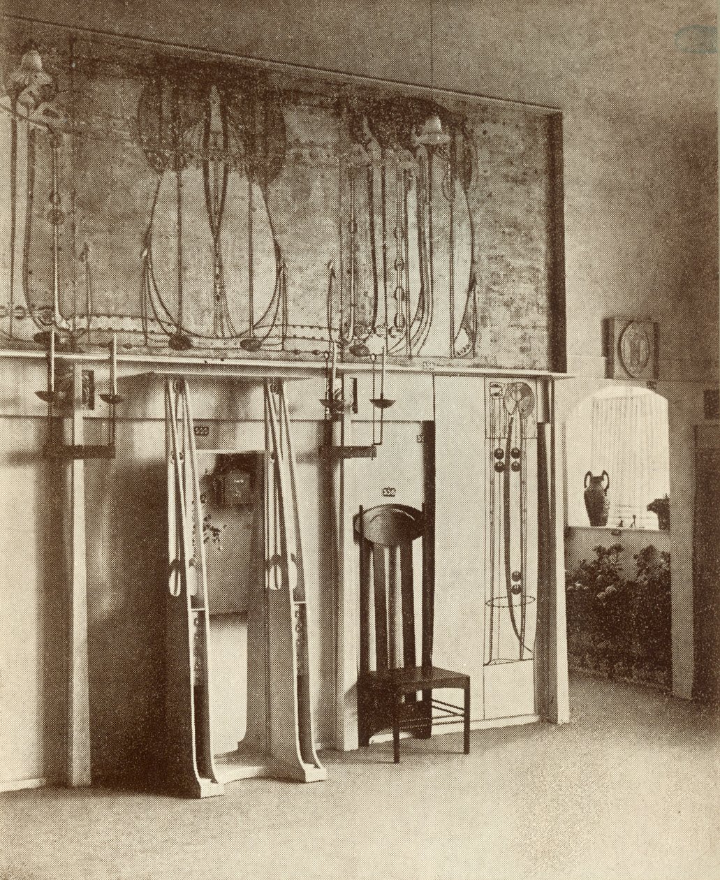 Mackintosh-näyttelyhuone, 8. Wienin Secession, 1900 tekijältä Austrian Photographer