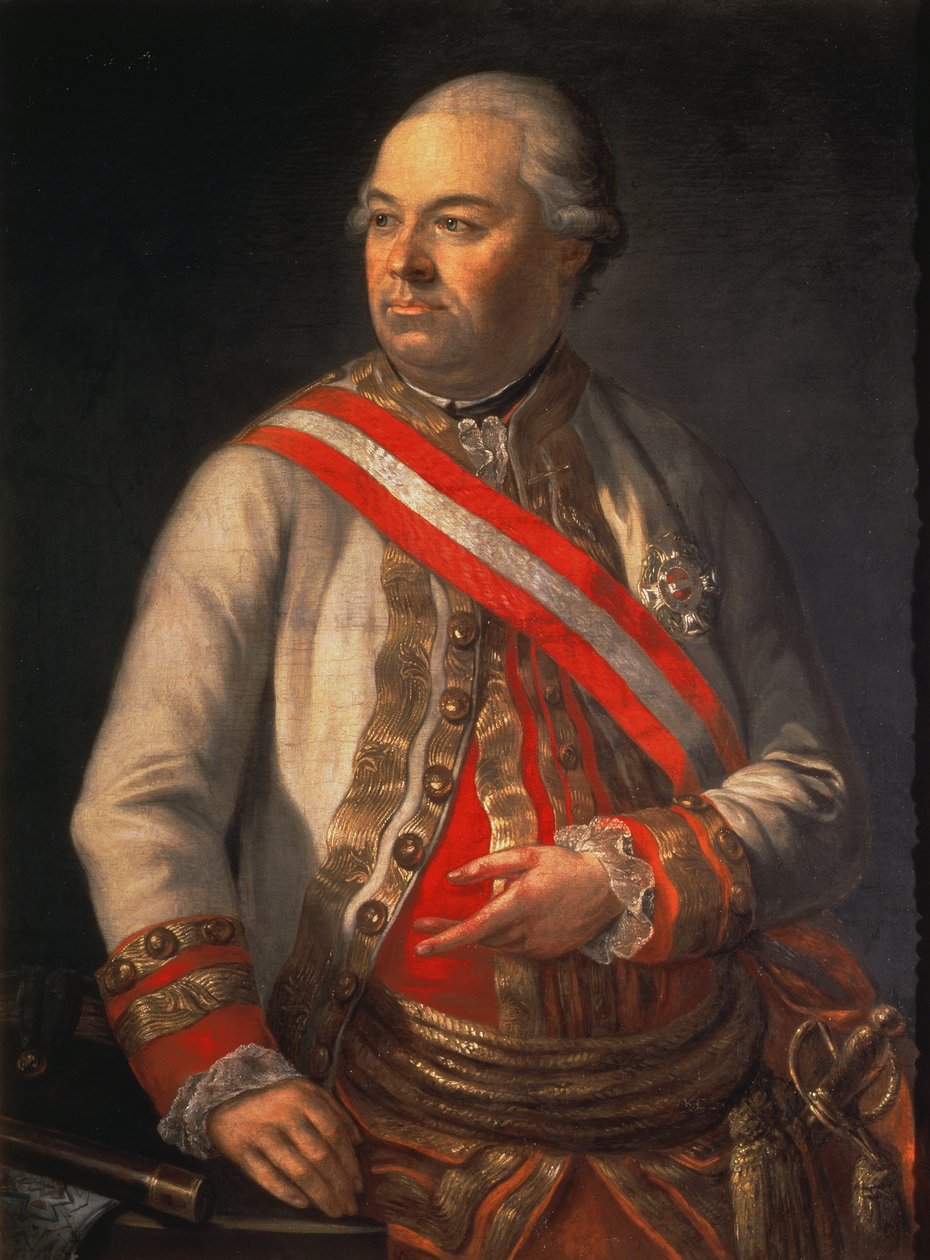 Kreivi Andreas Hadik von Futak (1710-90), Itävallan armeijan komentaja kampanjassa Turkkia vastaan vuonna 1789 tekijältä Austrian School