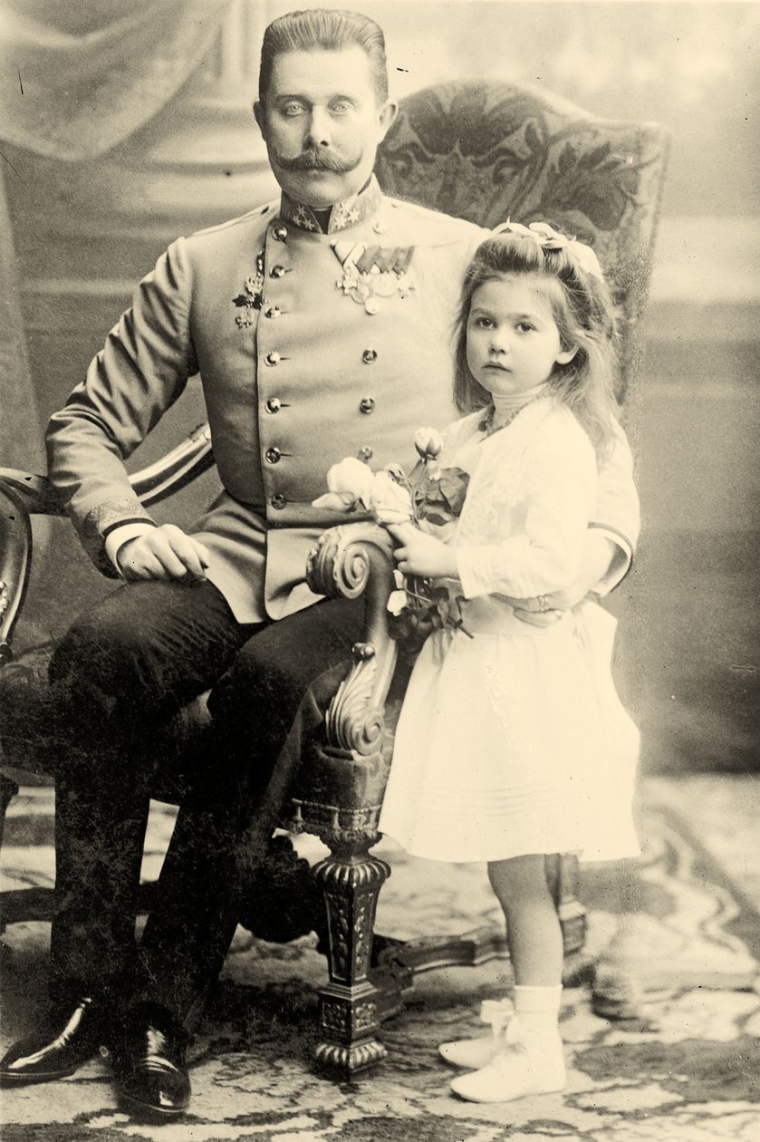 Franz Ferdinand prinsessa Sophien kanssa tekijältä Austrian School