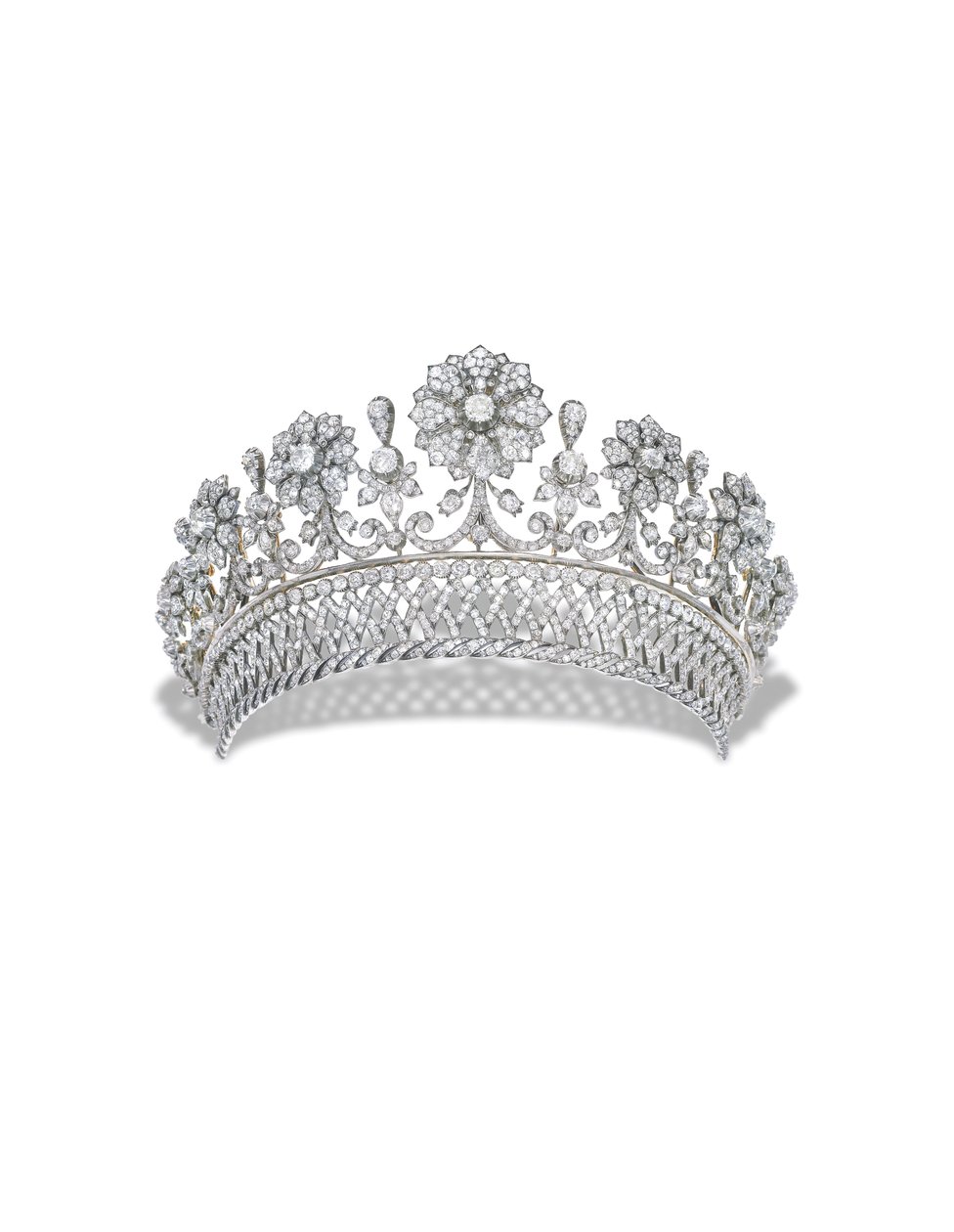 Kochert Antique Diamond Tiara (timantti, hopea ja kulta) tekijältä Austrian School