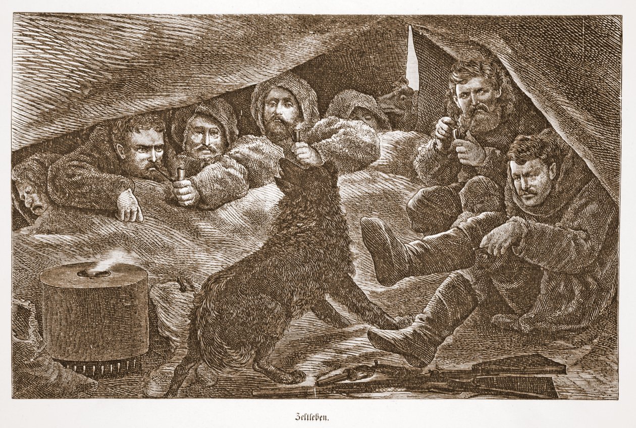 Elämää teltassa, 1896 tekijältä Austrian School