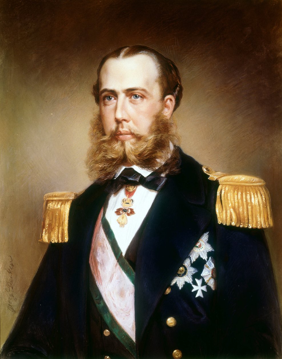 Maximilian I vuonna 1865. Ferdinand Maximilian Joseph Habsburgista (Wien tekijältä Austrian School