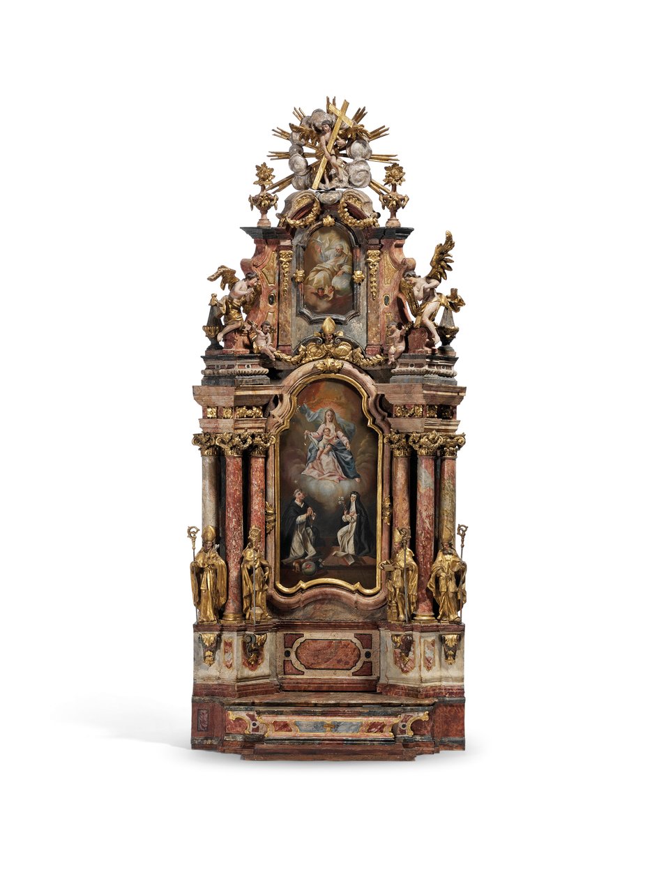 Malli Pyhän Pietarin luostarista, Salzburg, n. 1777 tekijältä Austrian School