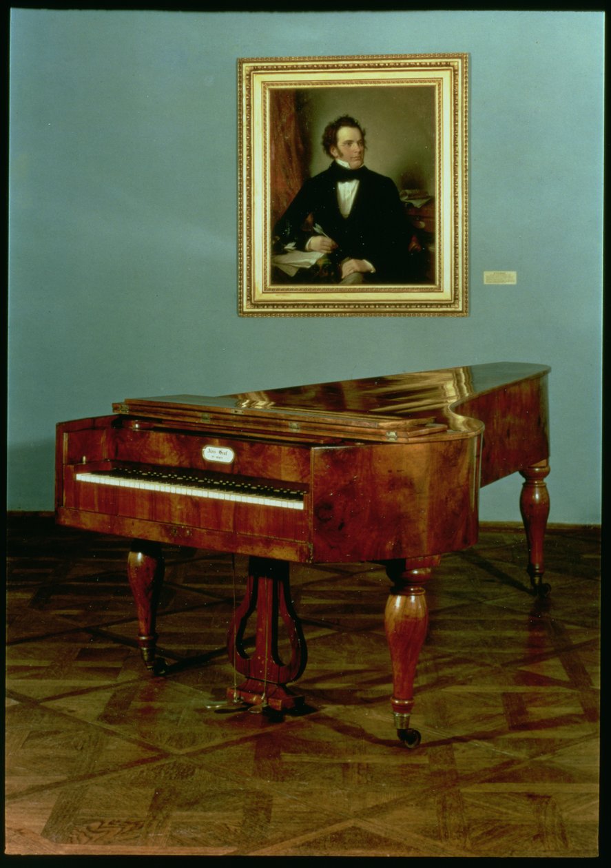 Franz Peter Schubertin (1797-1828) piano (puu) tekijältä Austrian School