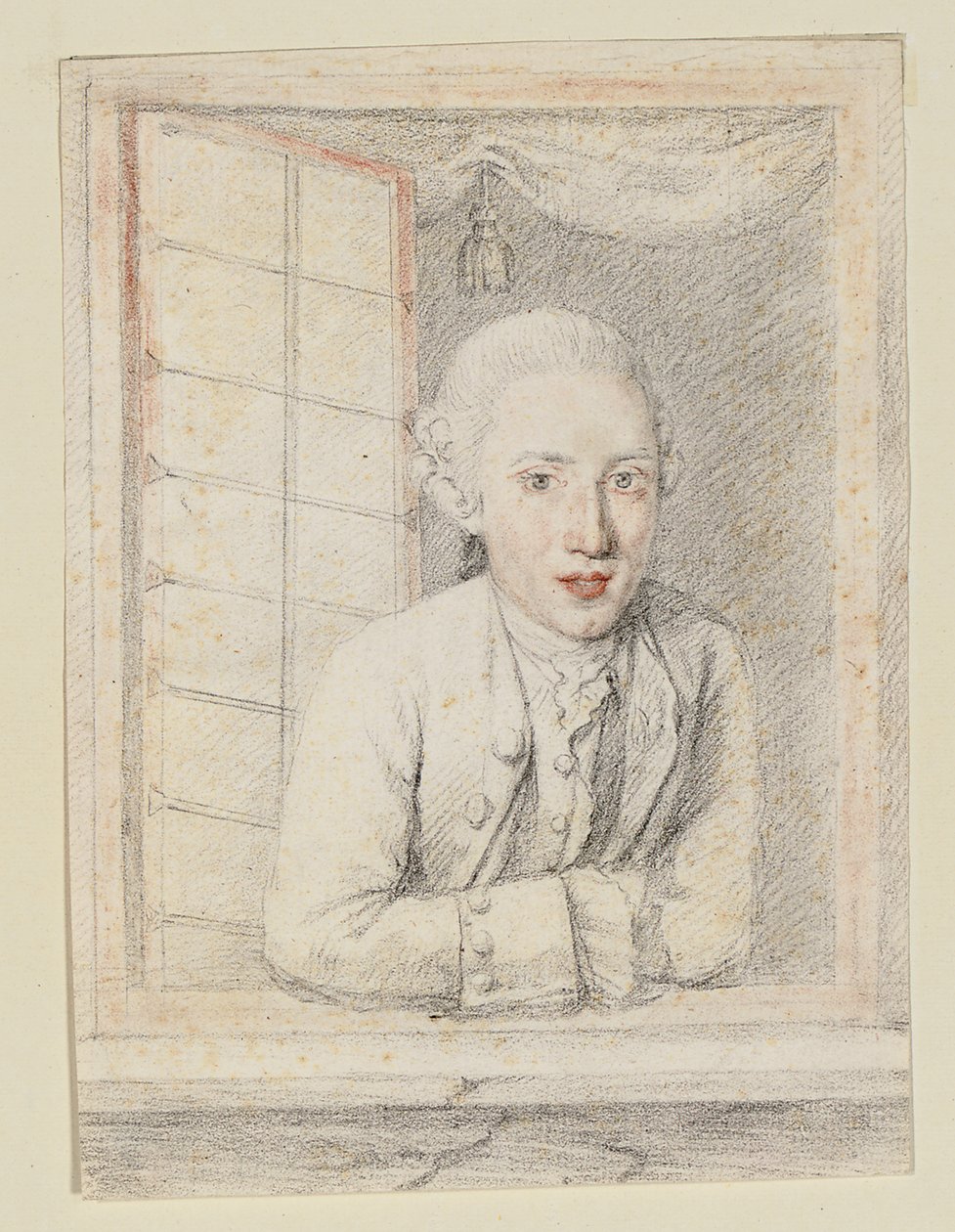 Albertinan perustajan prinssi Albert Casimir August von Sachsen-Teschenin muotokuva tekijältä Austrian School