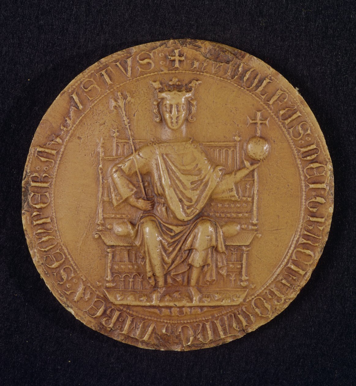 Habsbourgin Rudolf I:n (1218-91) sinetti, 1289 (vaha) tekijältä Austrian School