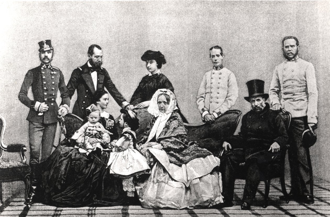 Itävallan keisarillinen perhe, 1860 tekijältä Austrian School