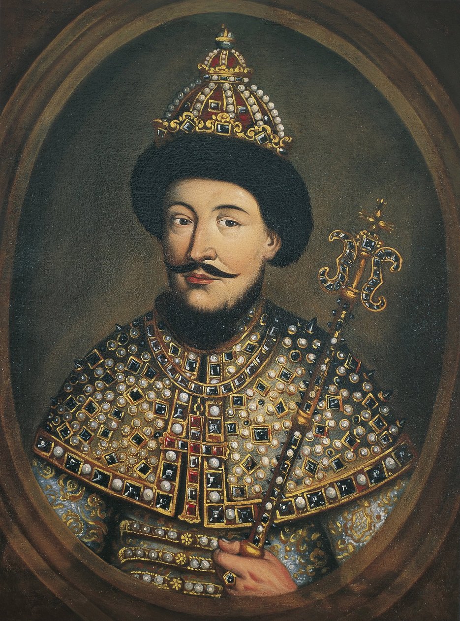 Venäjän tsaari Aleksis I Mihailovitšin muotokuva 1629-1676, 1670-luku tekijältä Austrian master