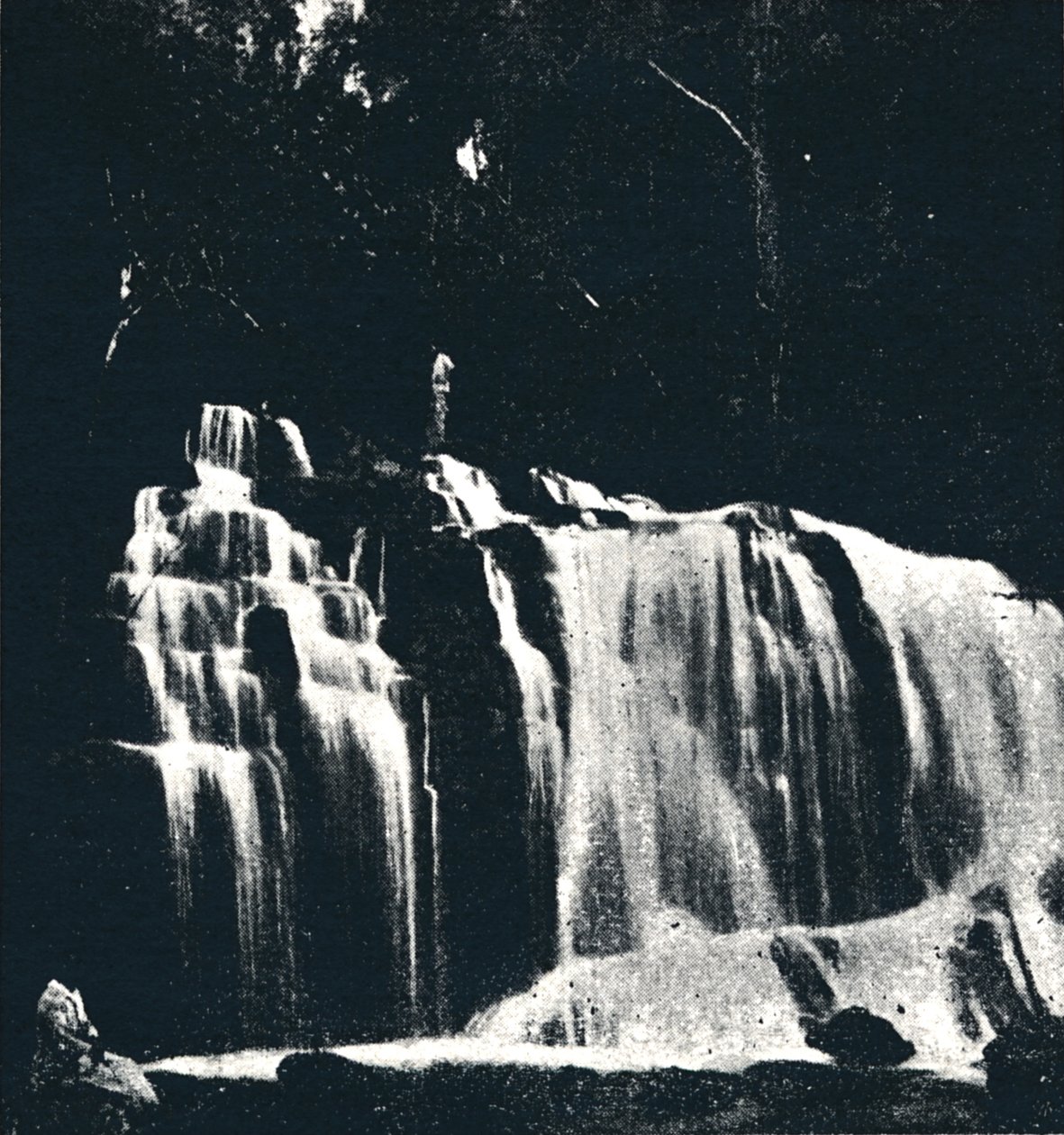 Vesiputous Rio Dourado Lencoesilla, 1895 tekijältä Axel Frick