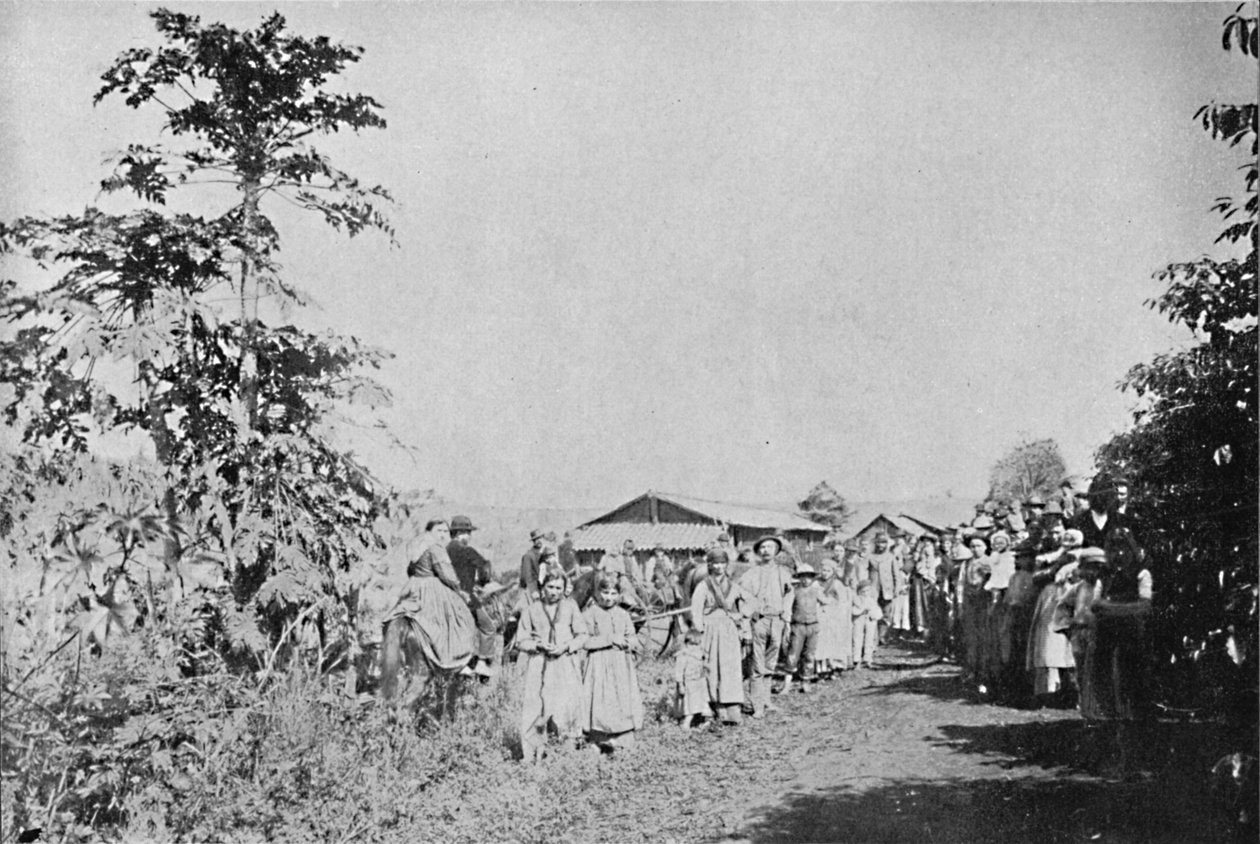 Juhlat siirtokunnassa, juhlat siirtokunnassa, 1895 tekijältä Axel Frick
