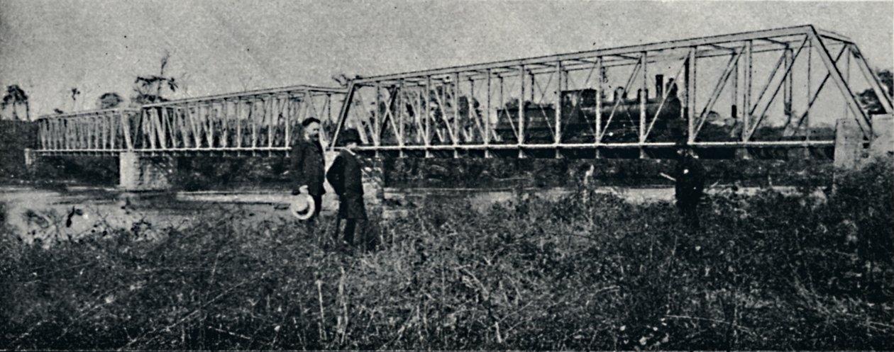 E. F. Mogyanan silta Pardo-joen yli, 1895 tekijältä Axel Frick