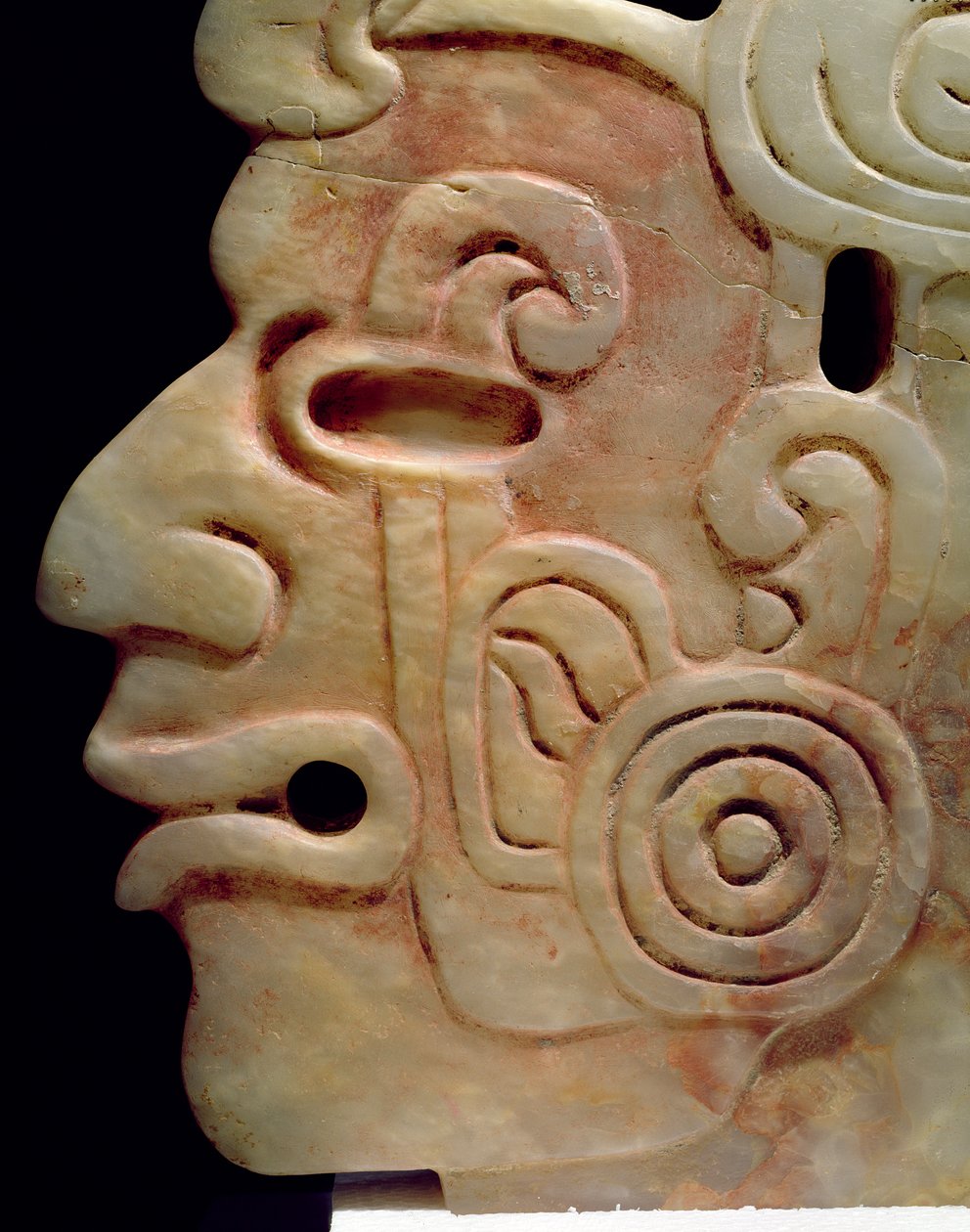 Korvakoruisen miehen profiili (polychrome onyx) tekijältä Aztec