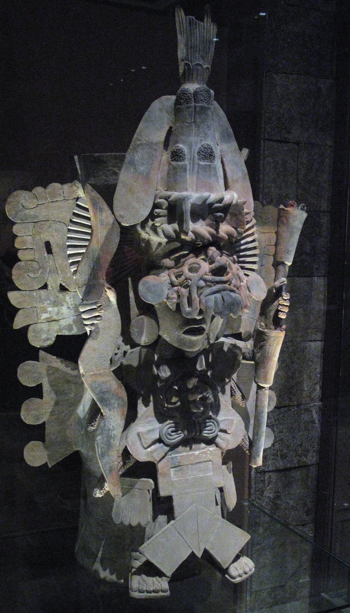 Suitsukepoltin Nappatecuhtli-jumalan muodossa, Tlahuac, Late Postclassic period, n.1500 tekijältä Aztec