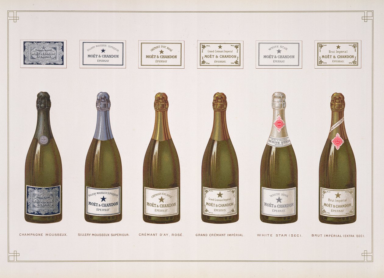 Samppanja- ja kuohuviinityypit, La France Vinicole, pub. kirjoittanut Moet & Chandon, Epernay tekijältä B. Arnaud