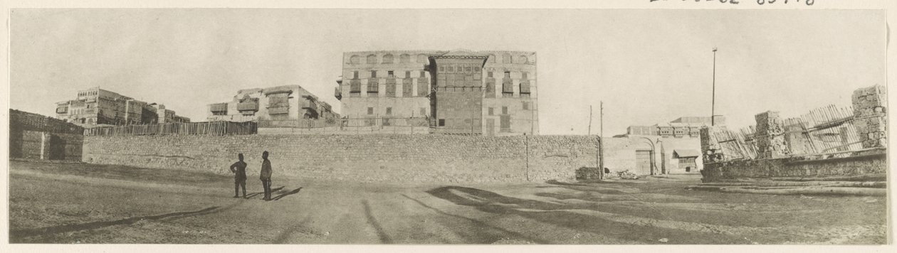 Jeddah: länsipuolella. 1914 (s/w valokuva) tekijältä B. Bernhard Moritz