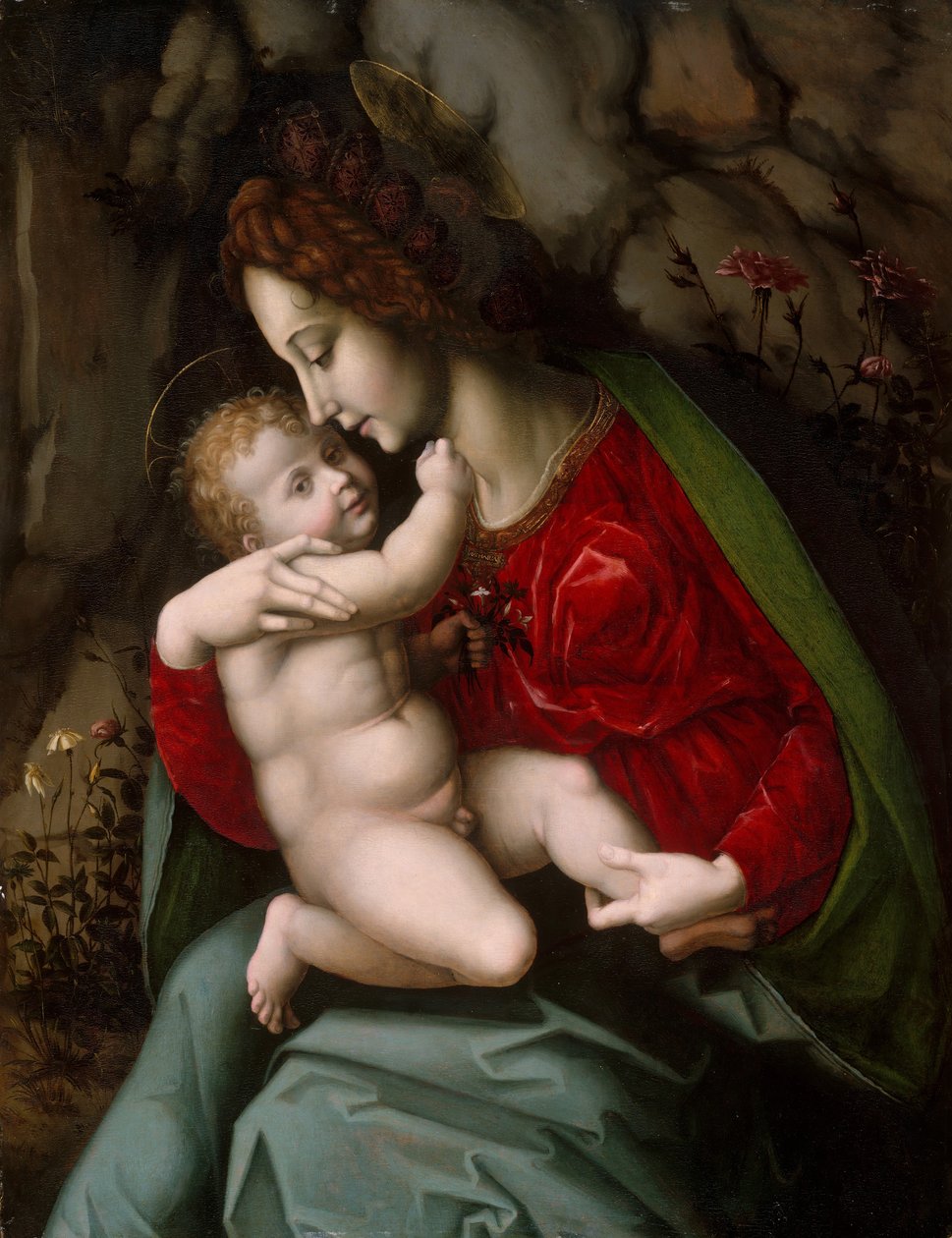 Madonna ja lapsi, mahdollisesti 1520-luvun alussa. tekijältä Bacchiacca