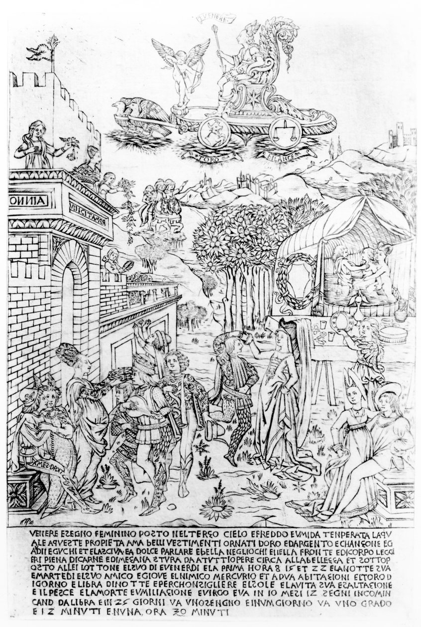 Venus, noin 1464 tekijältä Baccio Baldini