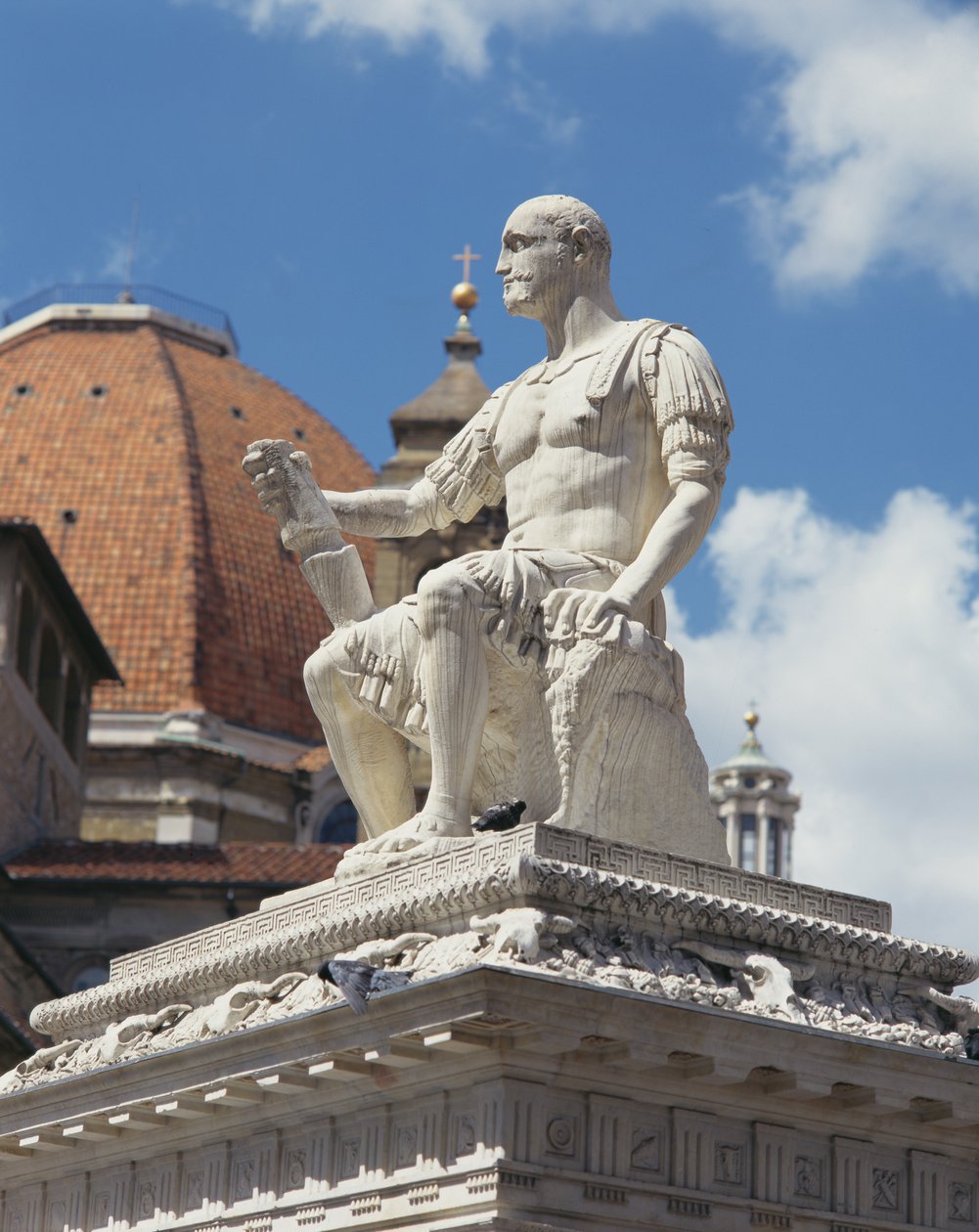 Giovanni dalle Bande Neren muistomerkki, Piazza San Lorenzo, Firenze (marmori). tekijältä Baccio Bandinelli
