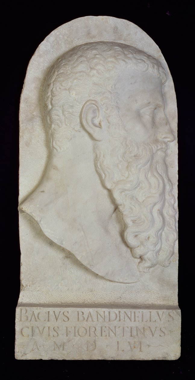 Omakuva, 1556 (marmori) tekijältä Baccio Bandinelli