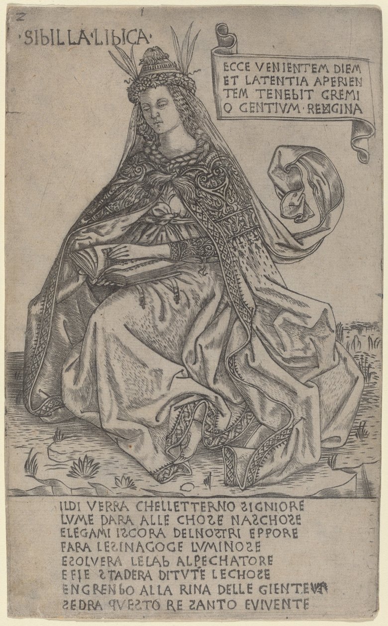 Libyalainen Sibyl, n. 14701480. tekijältä Baccio Baldini