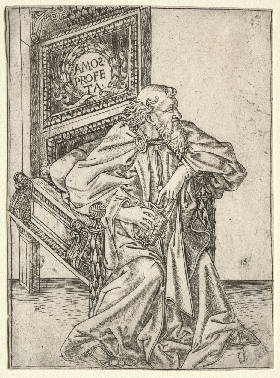Profeetat: Aamos, n. 1470-1475. tekijältä Baccio Baldini