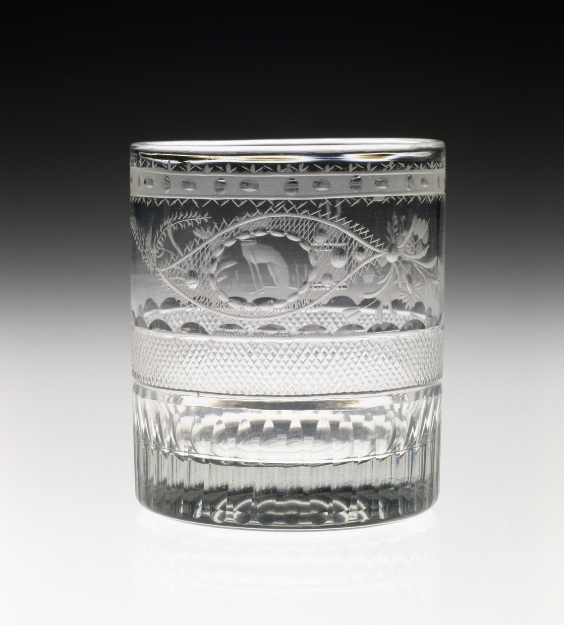 Tumbler, c. 1825 (lyijylasi) tekijältä Bakewell and Page