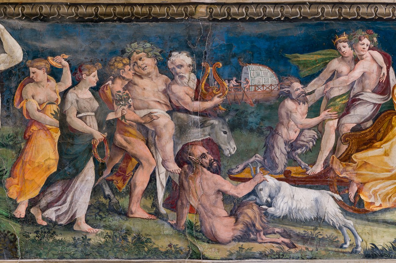 Thiasus de Dionysus finnès tekijältä Baldassarre Peruzzi