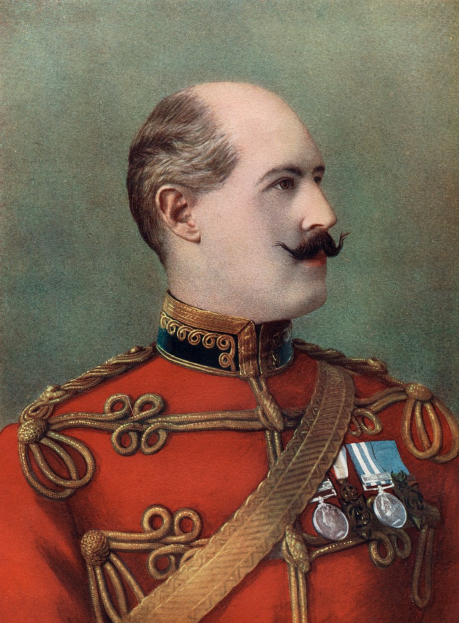 Kenraalimajuri Charles WH Douglas, komentava 9. prikaati, Etelä-Afrikan kenttäjoukkoja, 1902. tekijältä Ball